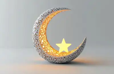 islam star and moon religious symbol