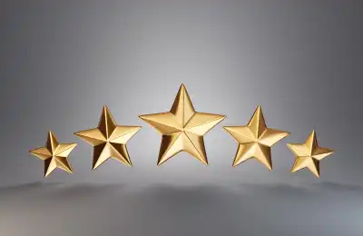 Five gold stars achievement