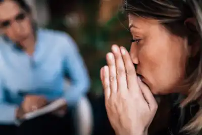 Woman in a CBT session