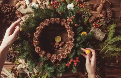 How to Make Handmade Fabric Wreaths