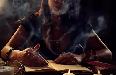 psychic woman journalling