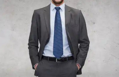 Image of a grey suit.