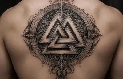 Valknut Tattoo Meaning by Placement