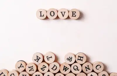 love symbols letters spelled out