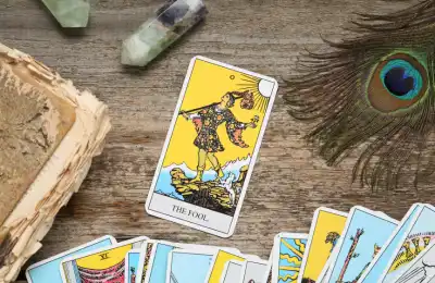 An image of the fool tarot card.