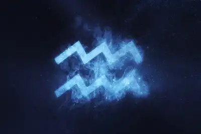 Aquarius star sign symbol