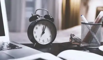 clock on desk