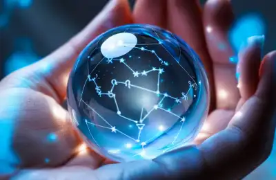 Image of different zodiac signs in a glass ball.