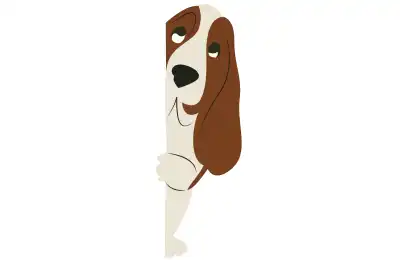 My dog always follows me around
