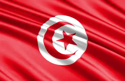 Tunisia flag.