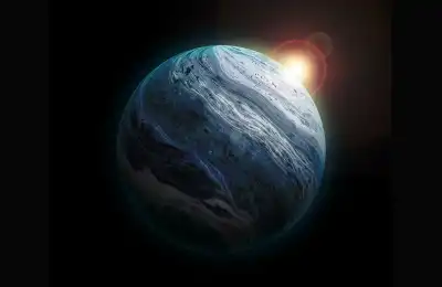 The sun and planets