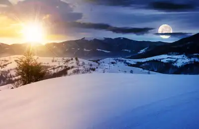 An image of the winter solstice.