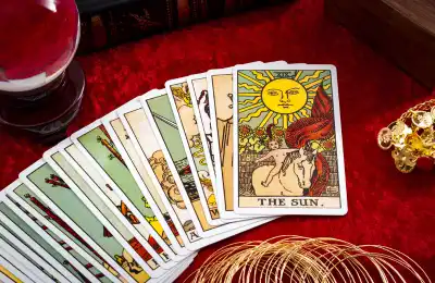Image of a tarot spread.