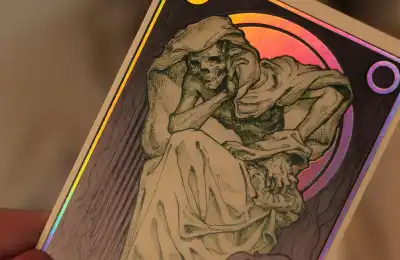 Image of the death tarot card.