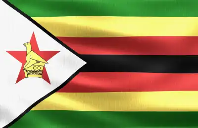 Zimbabwe flag.