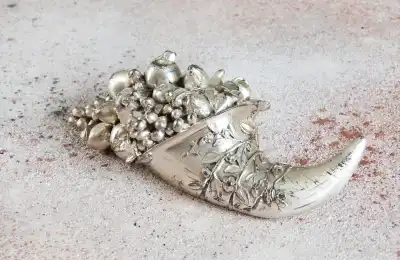 silver Cornucopia horn