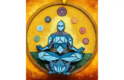 Orange chakra artwork