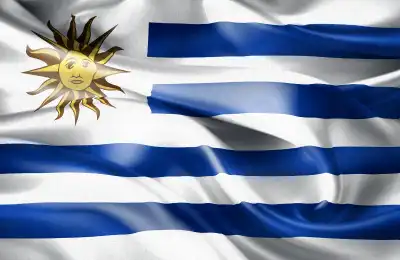Uruguay flag.