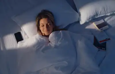 Person dreaming in bed