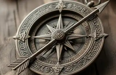 Compass Tattoo Design Combinations