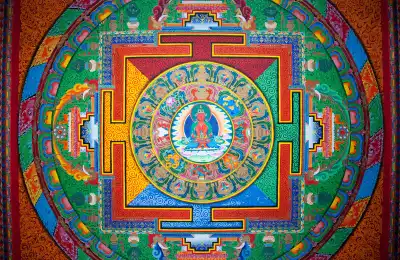buddhist mandala religious symbol