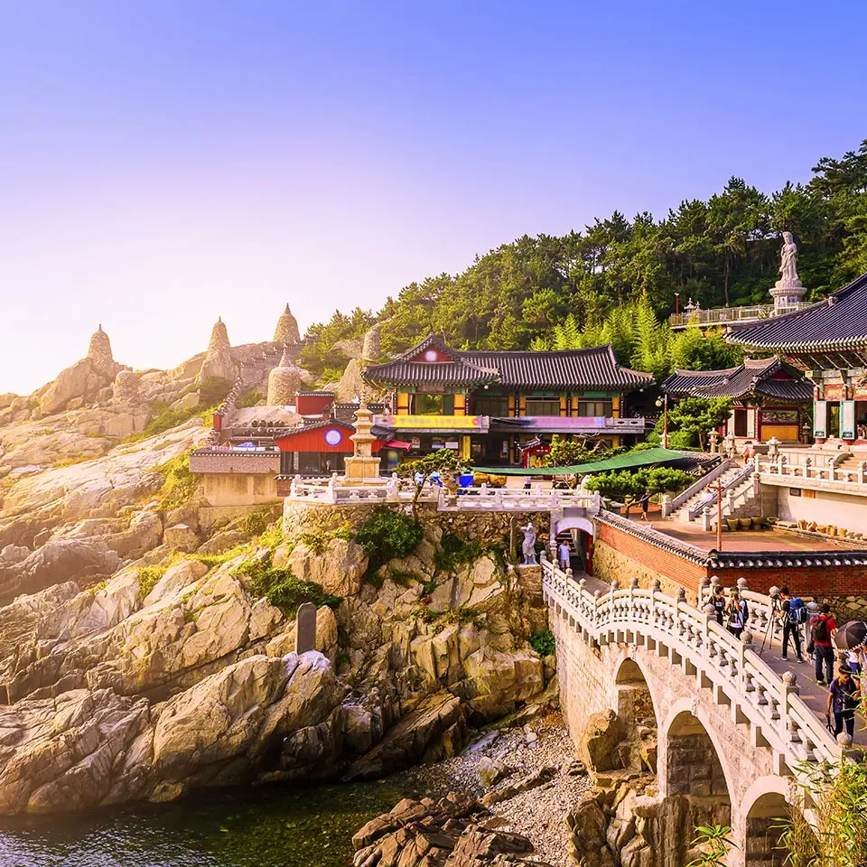 Haedong Yonggungsa Temple in Busan, South Korea