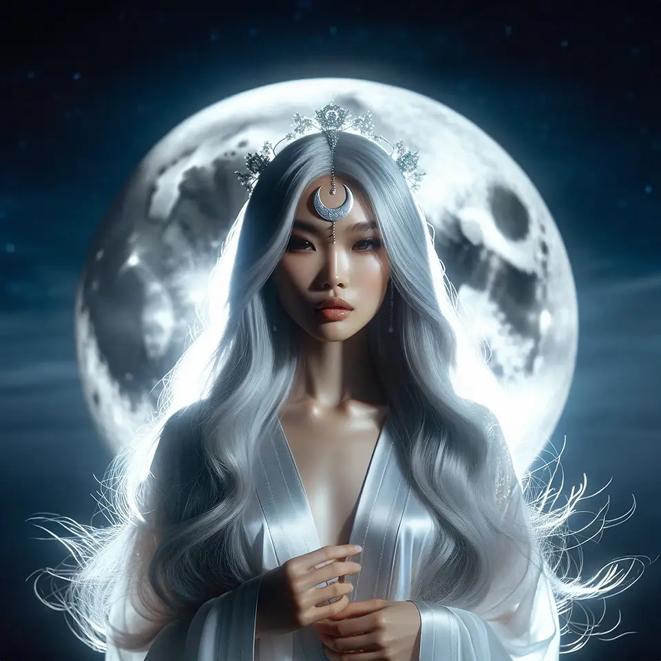 Chang'e, the Chinese moon goddess