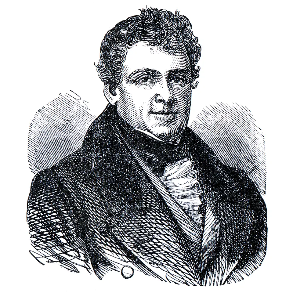 An old engraving of Daniel O'Connell