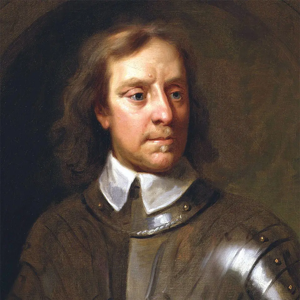 A painting of Oliver Cromwell