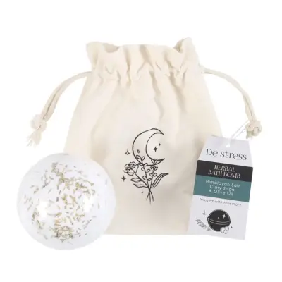 'De–Stress' Herbal Clary Sage Bath Bomb