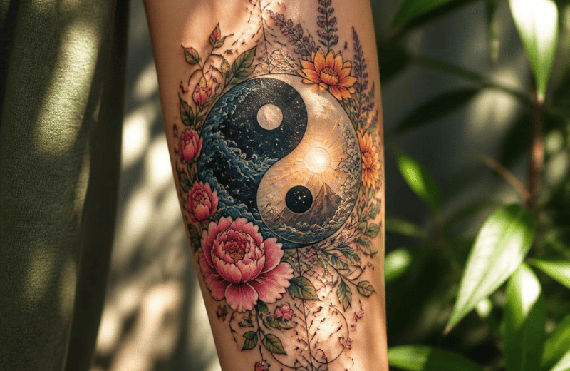 Yin Yang Tattoo Meaning by Placement