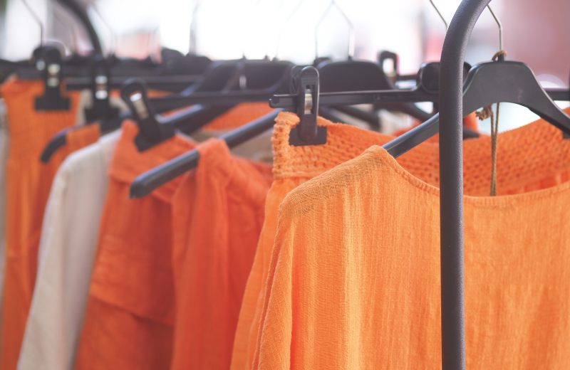 Image of orange clothing.