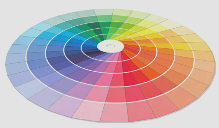a simple colour wheel