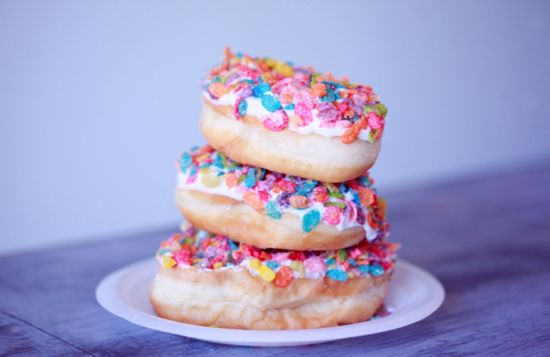 stack of donuts