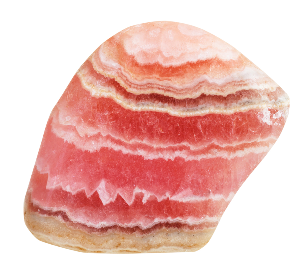 A piece of Orange Rhodochrosite