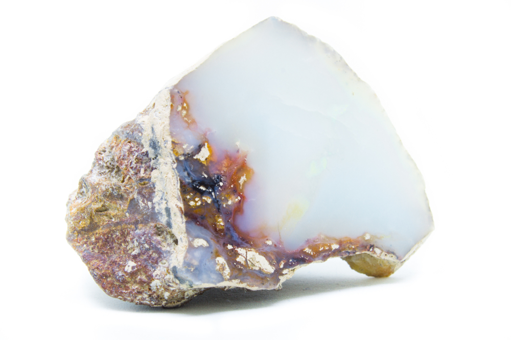 An opal crystal
