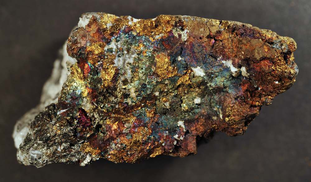 A piece of Chalcopyrite