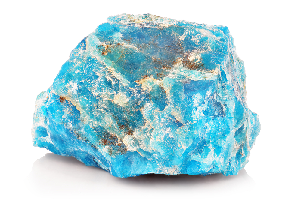 A turquoise crystal