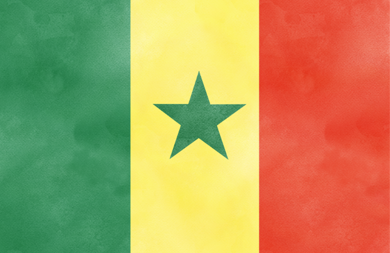 Senegal flag.