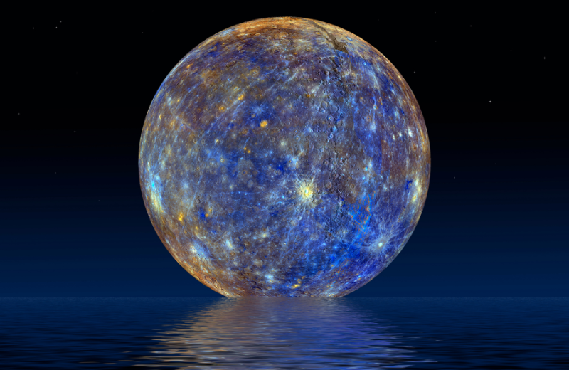 Image of planet Mercury.
