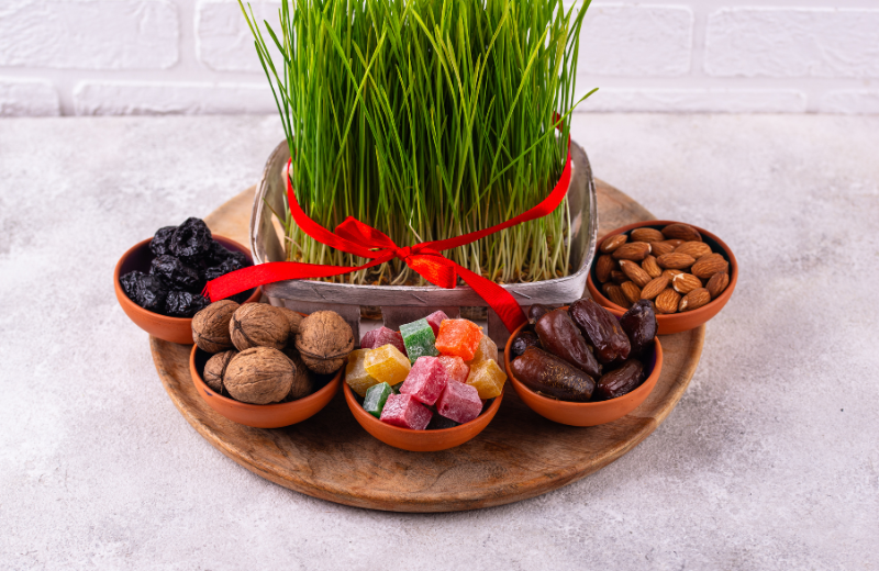 Image of a spring equinox tradition.