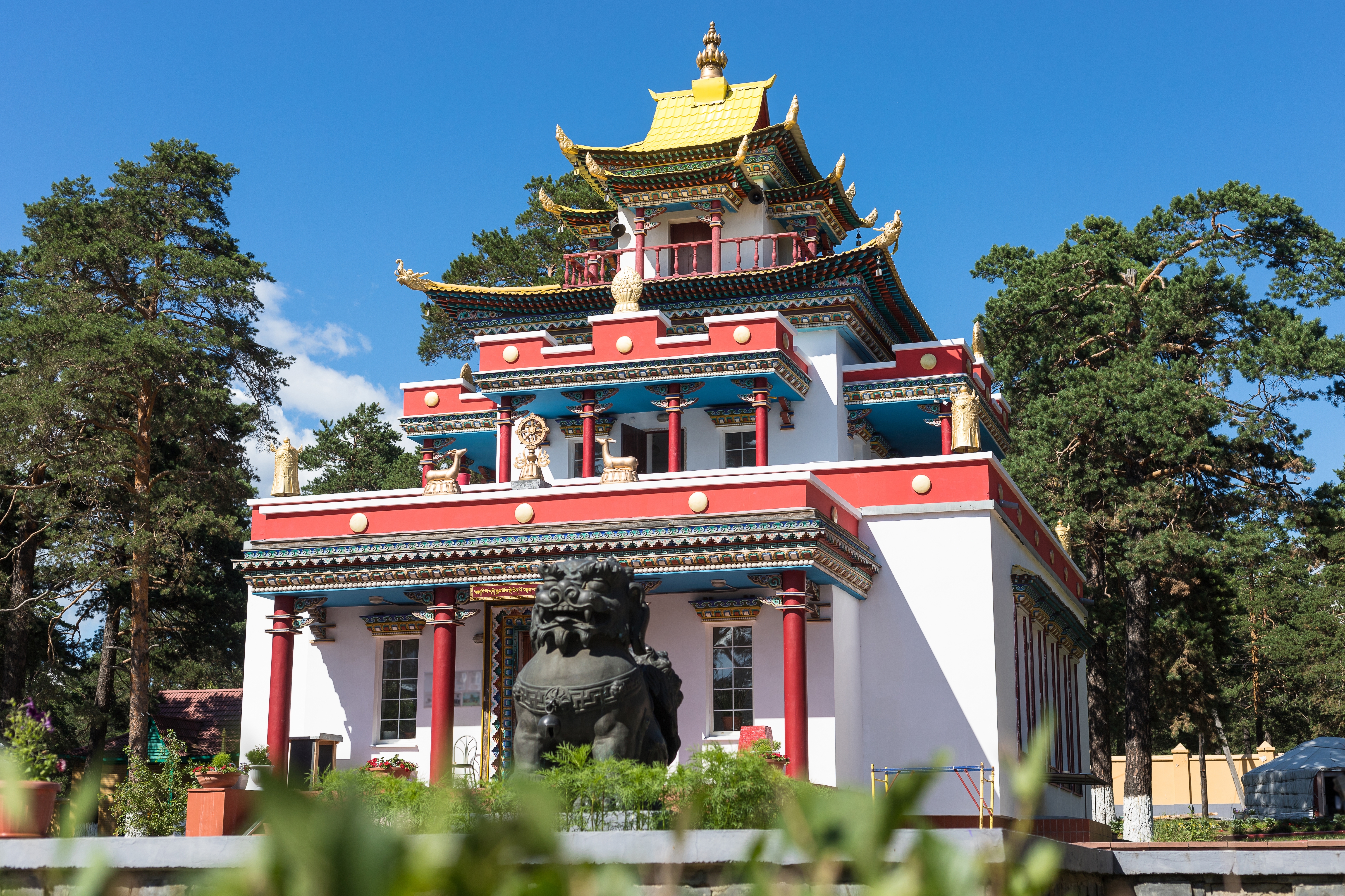 Buddhism pilgrimage temple in Thailand