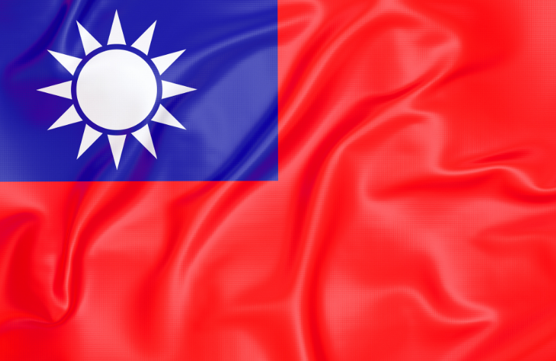 Taiwan flag.