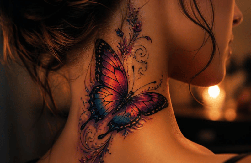 Butterfly Tattoo Meaning by Placement