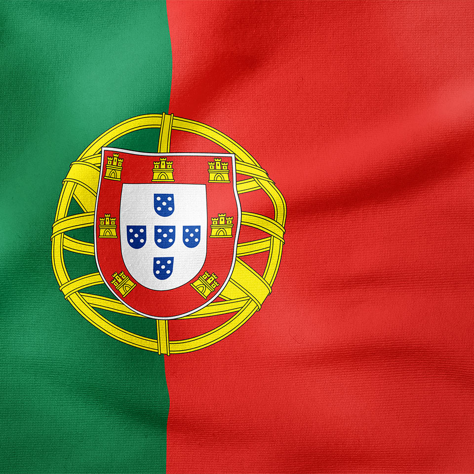 The national flag of Portugal