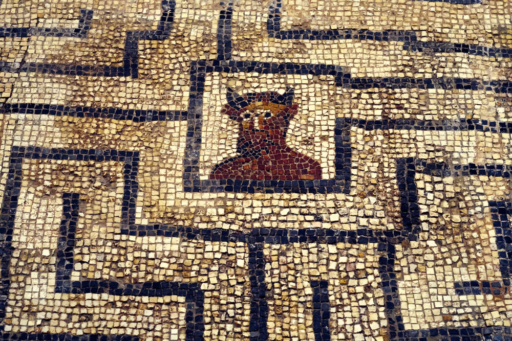 Mosaic art of the Minotaur
