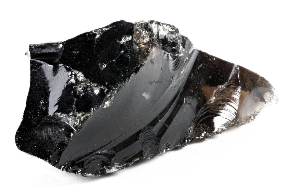 Black Obsidian on a white background