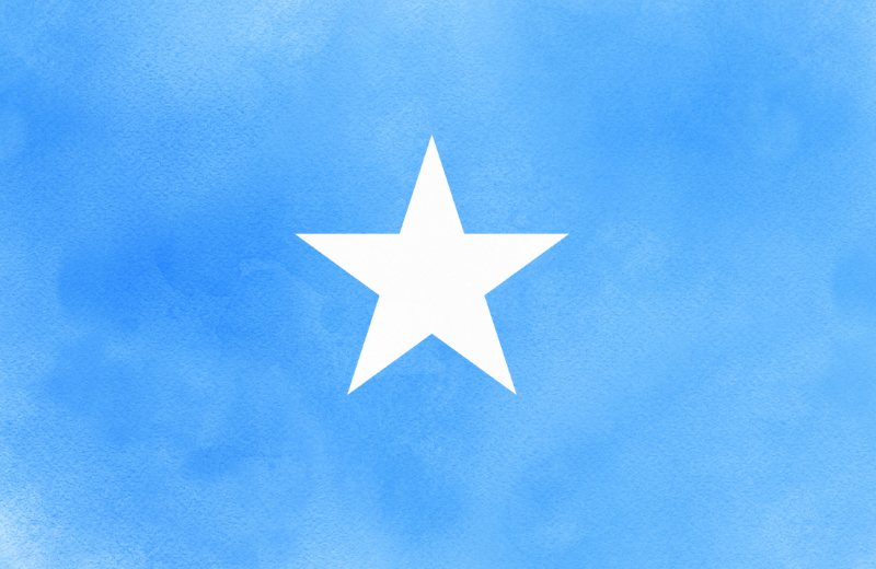 Somalia flag.