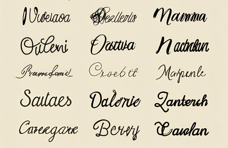 Naming Characters Effectively