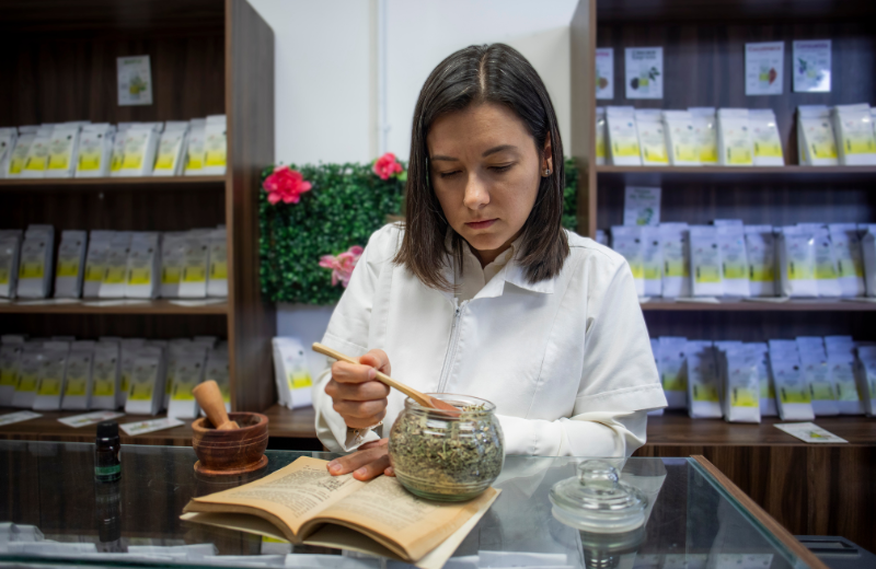 Image of a herbalism business.